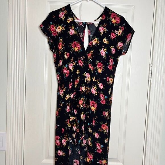Lucy Love Jumpsuit Romper Maxi Dress sz Medium - Picture 2 of 8